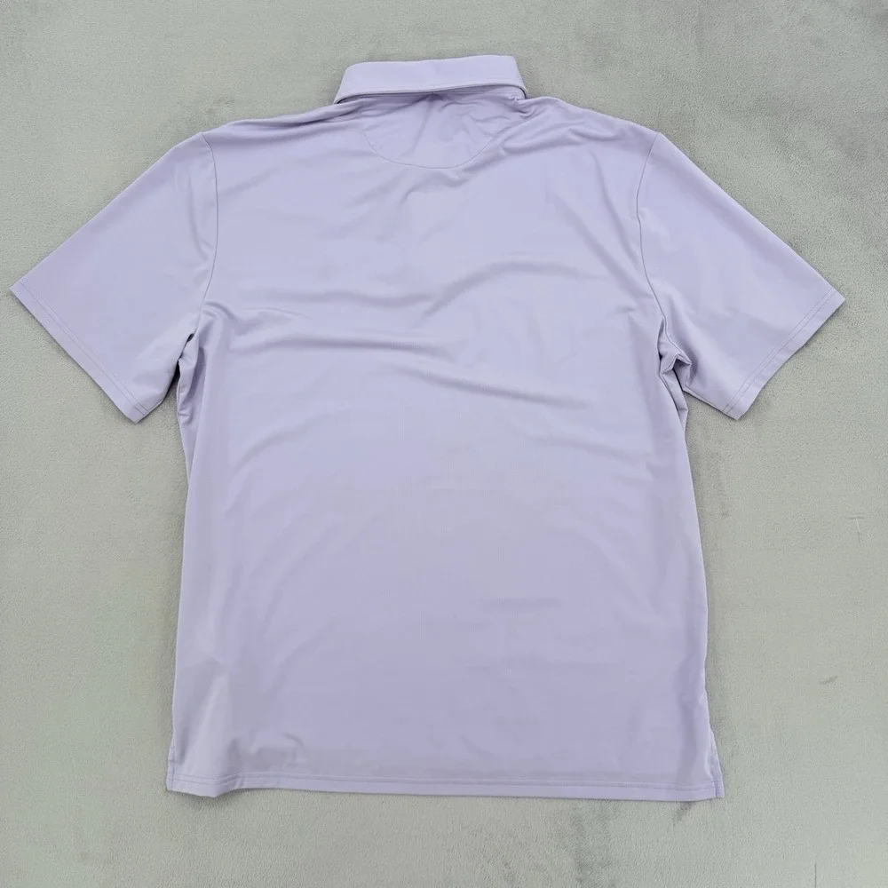 RLX Polo Ralph Lauren Polo Shirt  Men's Size L Golf Performance Lilac Strech NWT